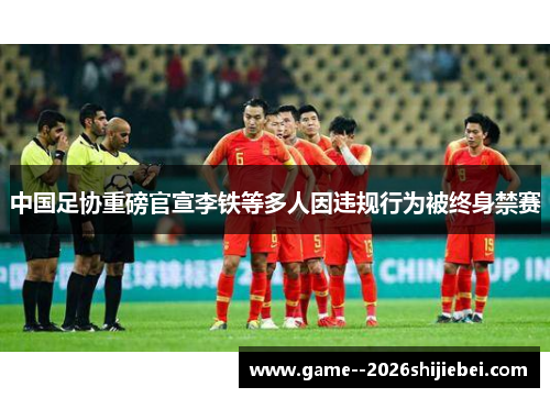中国足协重磅官宣李铁等多人因违规行为被终身禁赛