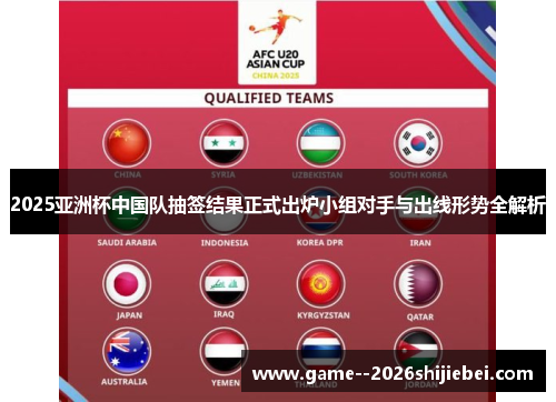 2025亚洲杯中国队抽签结果正式出炉小组对手与出线形势全解析 2025亚洲杯中国队抽签结果正式出炉小组对手与出线形势全解析